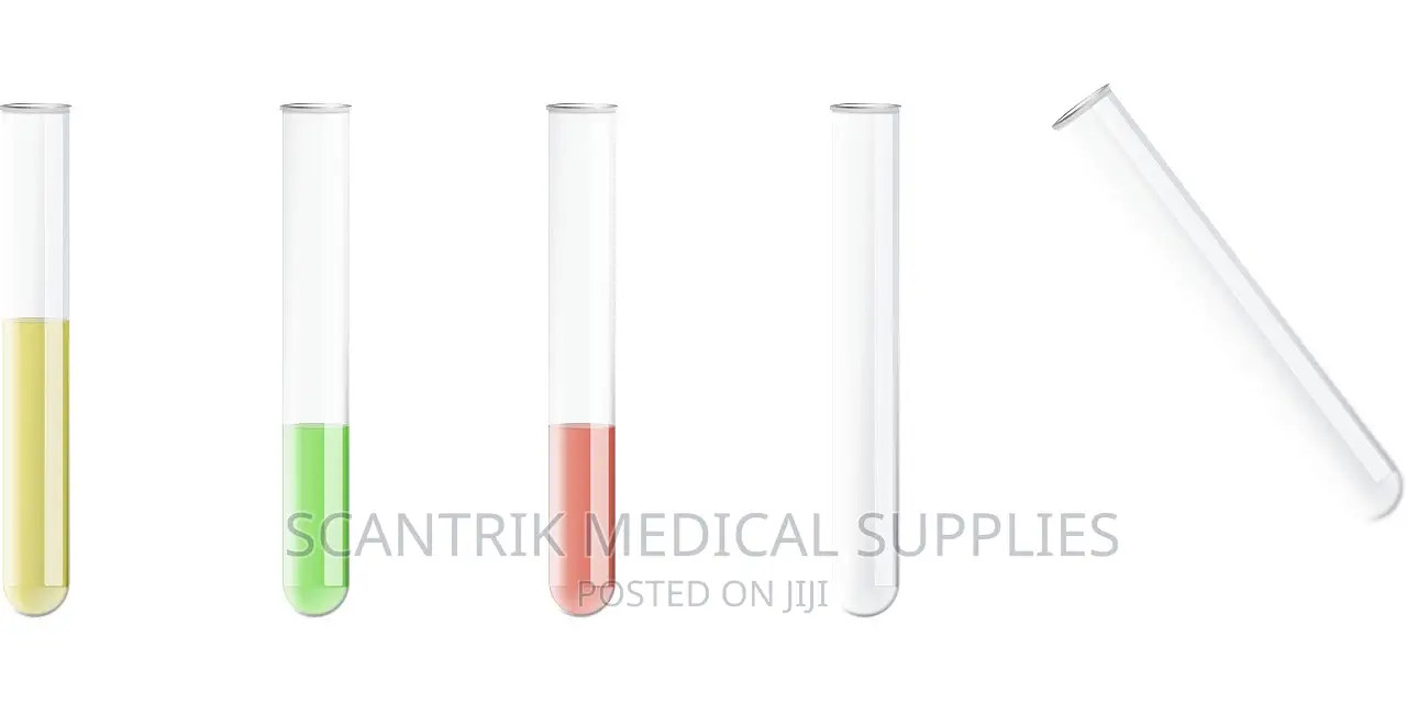 Scantrik Medical Clear Flat Test Tubes