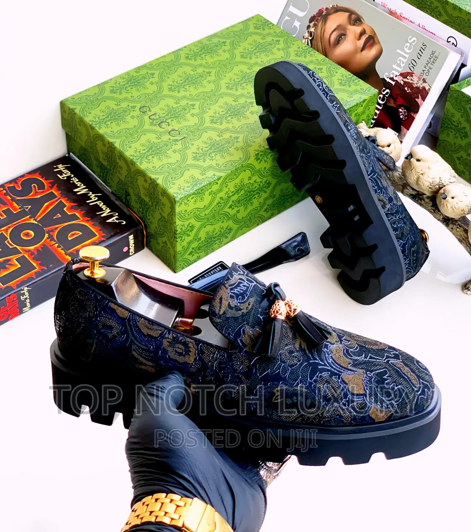 Gucci Men Luxury Designer Flat Shoe