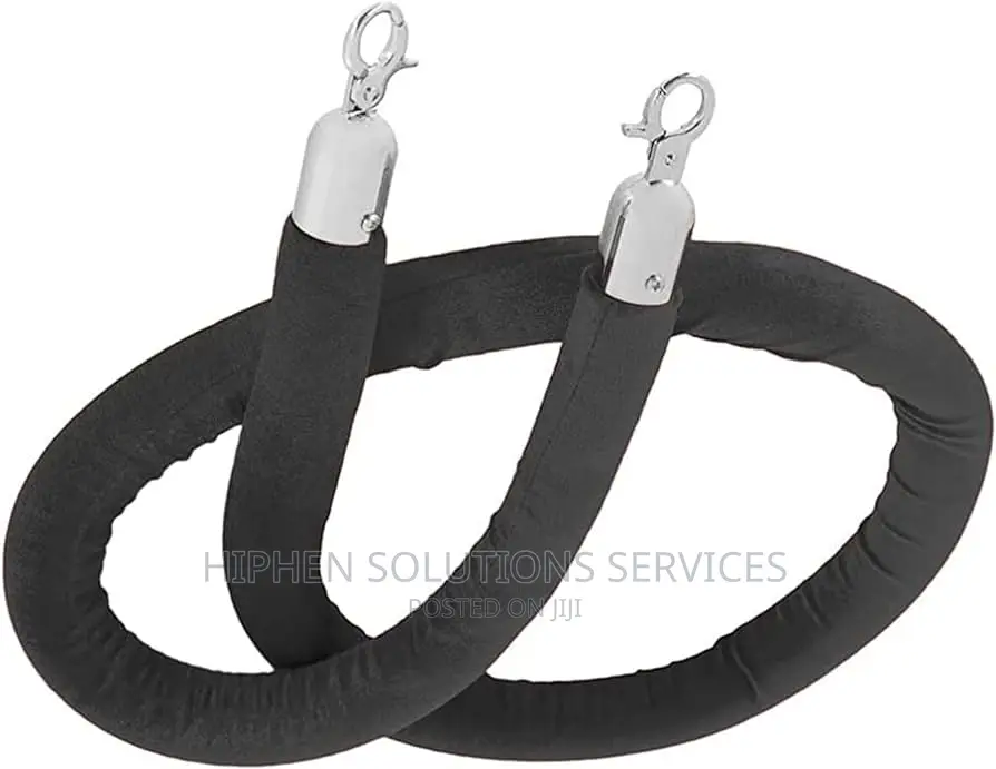 Black Barrier Rope For Wedding Hotel, Concerts