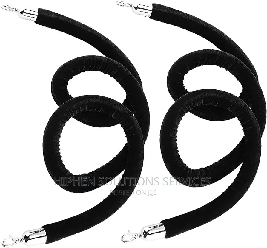 Black Barrier Rope For Wedding Hotel, Concerts