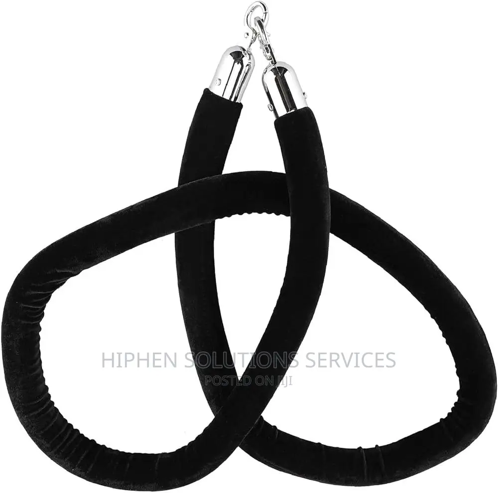 Black Barrier Rope For Wedding Hotel, Concerts