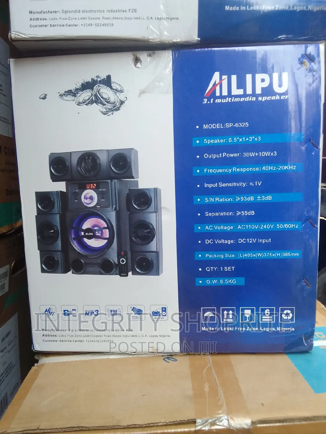 AILIPU 3.1 Hifi Multimedia Speaker With FM, USB, SD