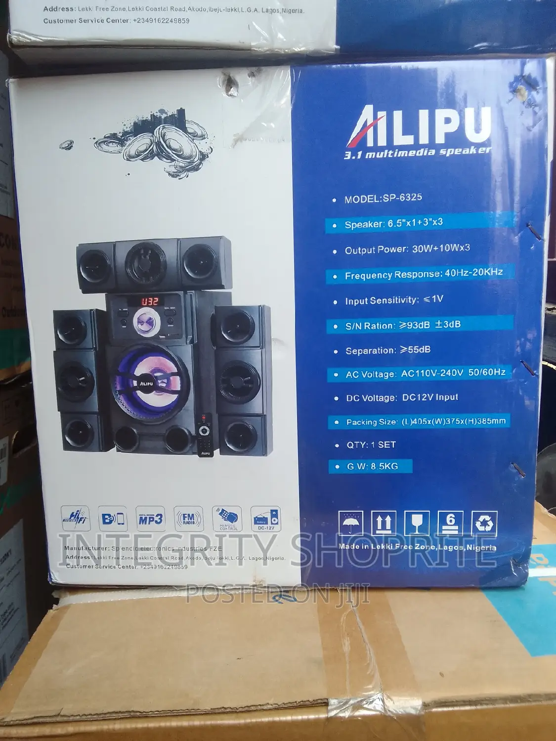 AILIPU 3.1 Hifi Multimedia Speaker With FM, USB, SD