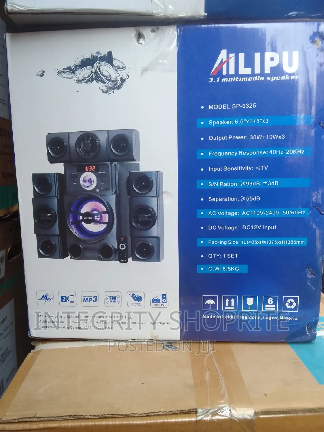 AILIPU 3.1 Hifi Multimedia Speaker With FM, USB, SD