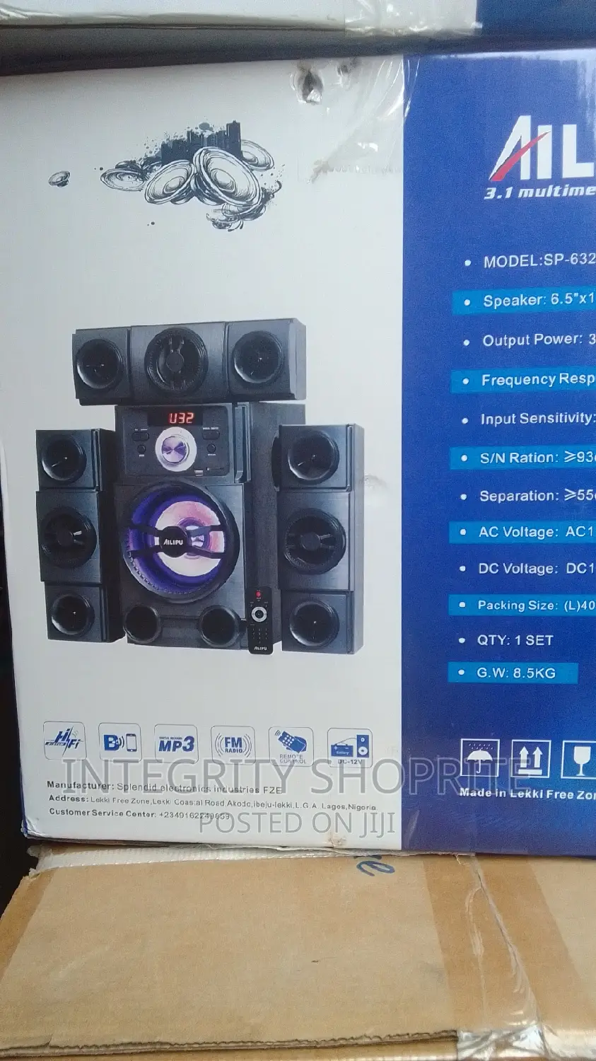 AILIPU 3.1 Hifi Multimedia Speaker With FM, USB, SD