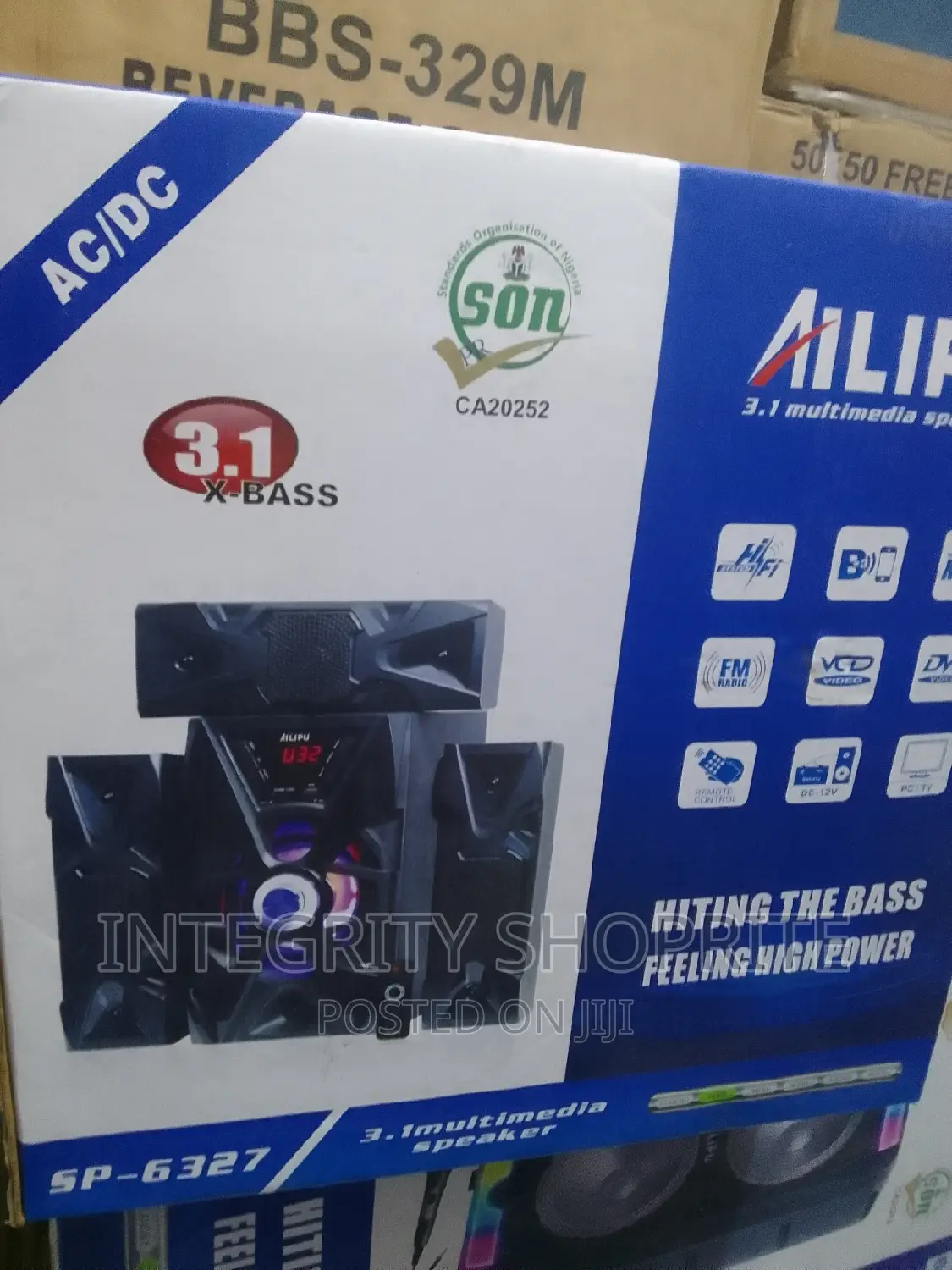 AILIPU 3.1 Hifi Multimedia Speaker With FM, USB, SD
