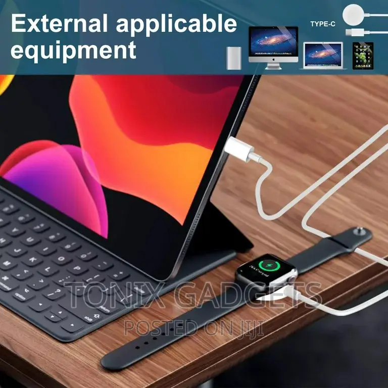 Iwatch Magnetic Fast Charger to USB-C Cable (1m)