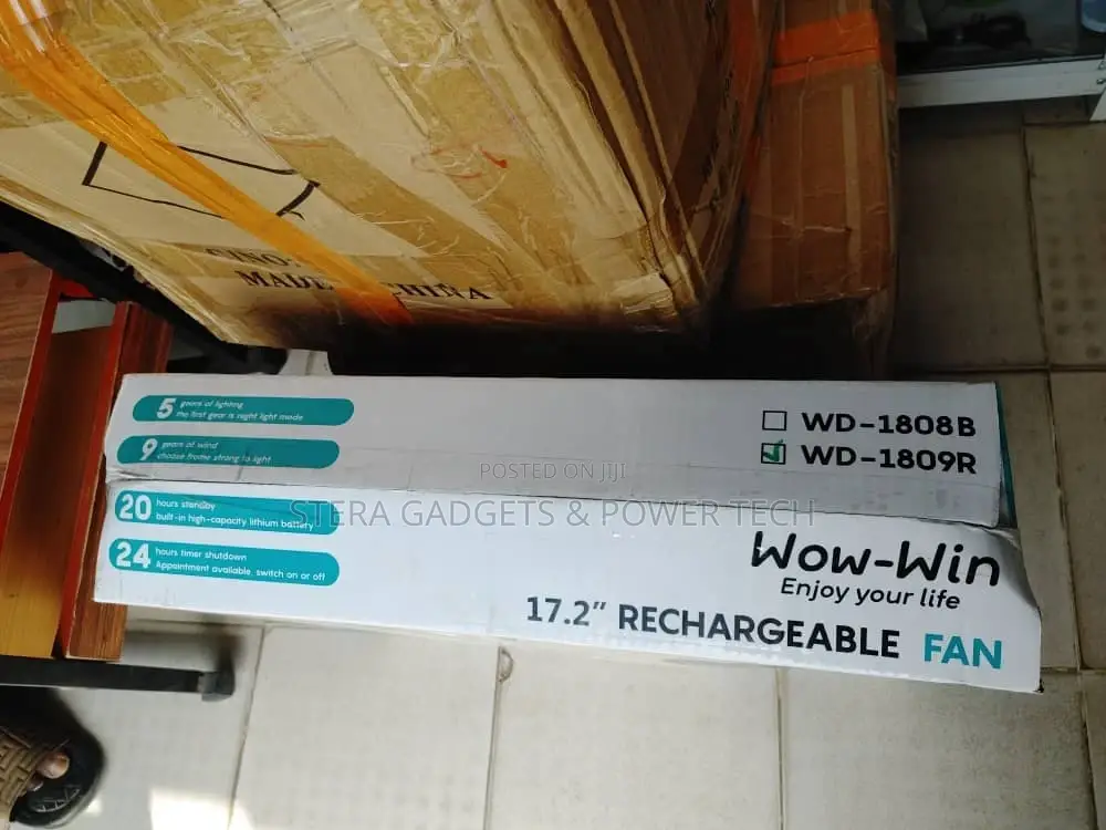 Wow Win Rechargeable Fan