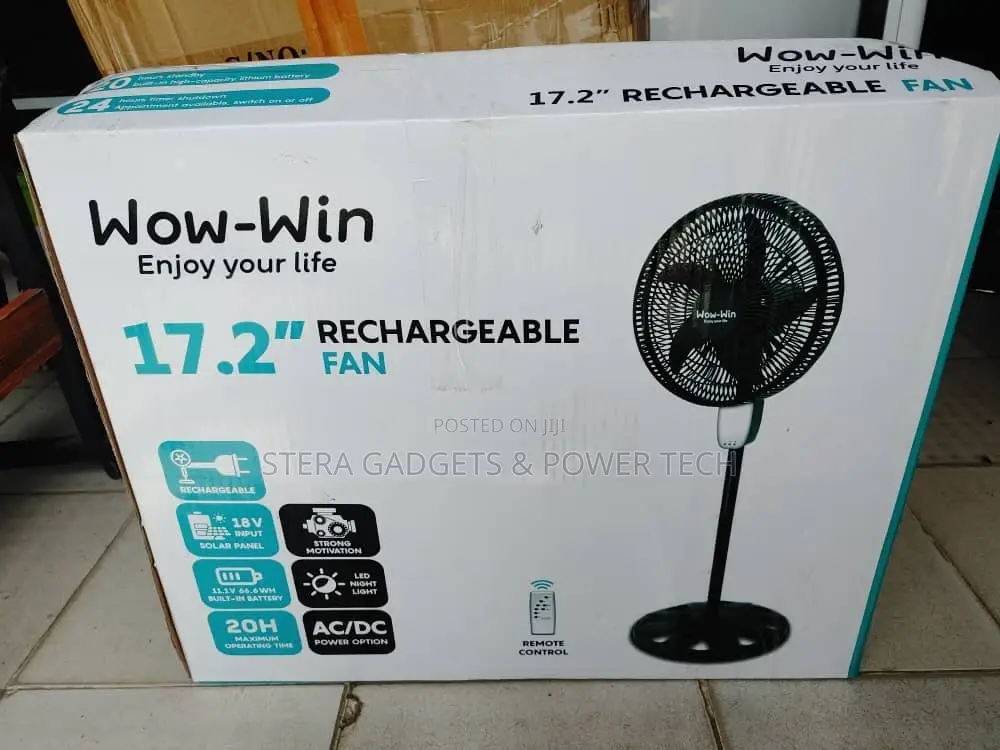 Wow Win Rechargeable Fan