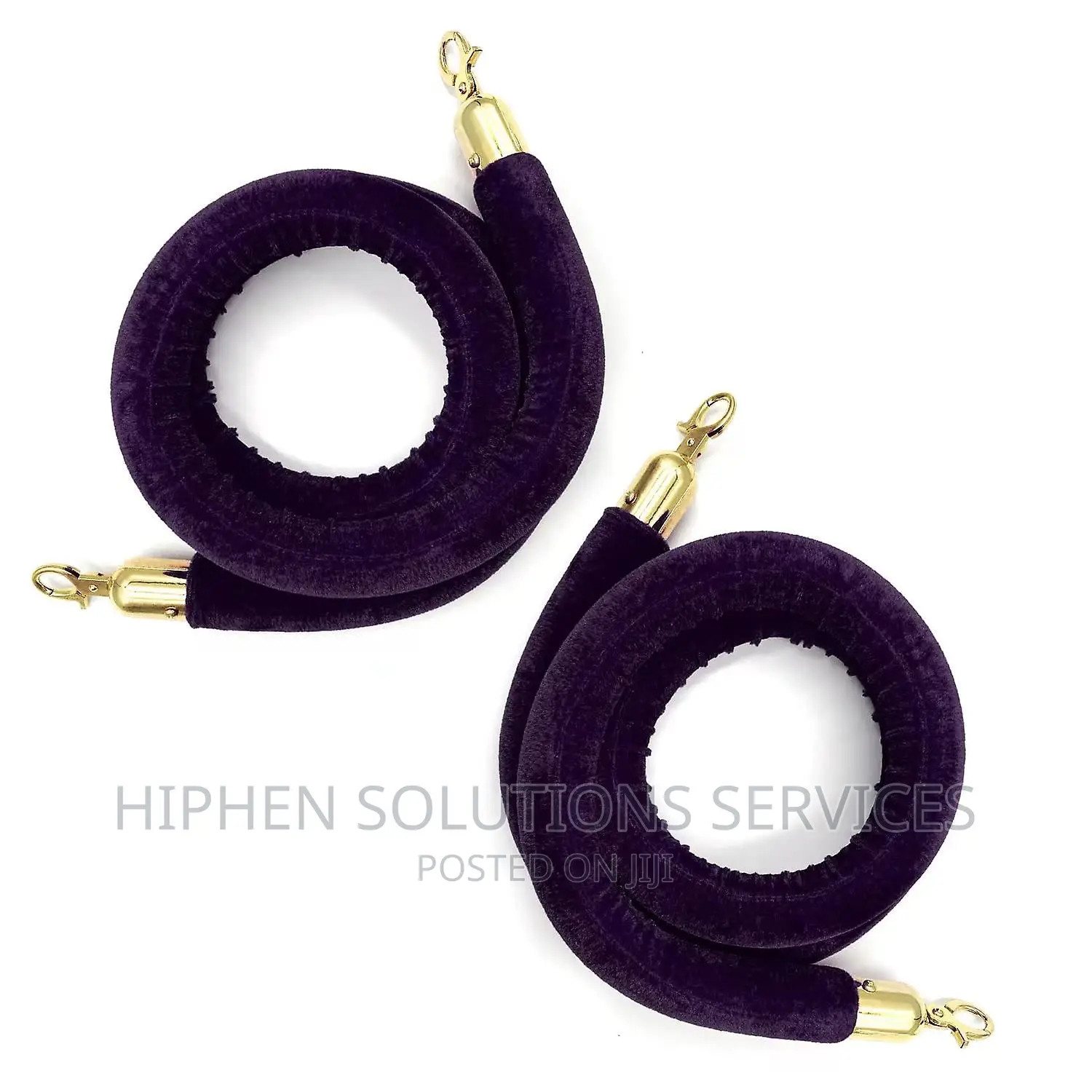 Barrier Crowd Control Stanchion Rope With Silver Hook