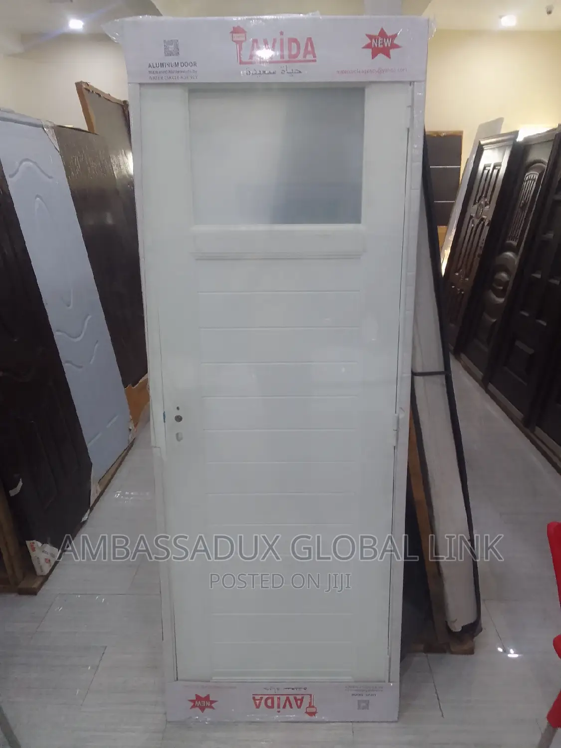 White Turkey Toilet Door