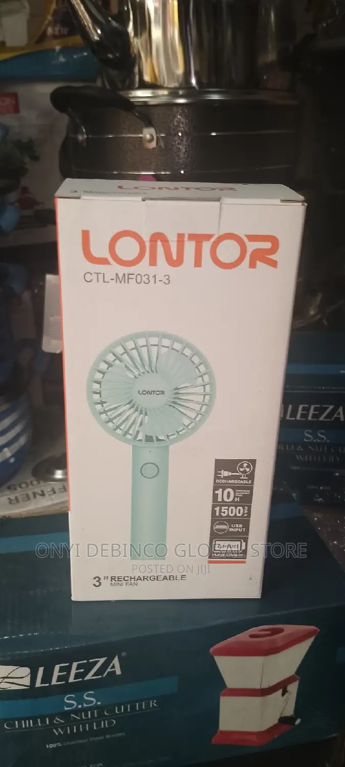 Lontor Rechargeable Mini Portable Handfan