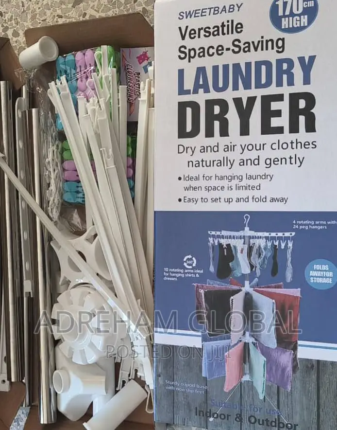 Versatile Space- Saving Laundry Dryer, Height- 170cm