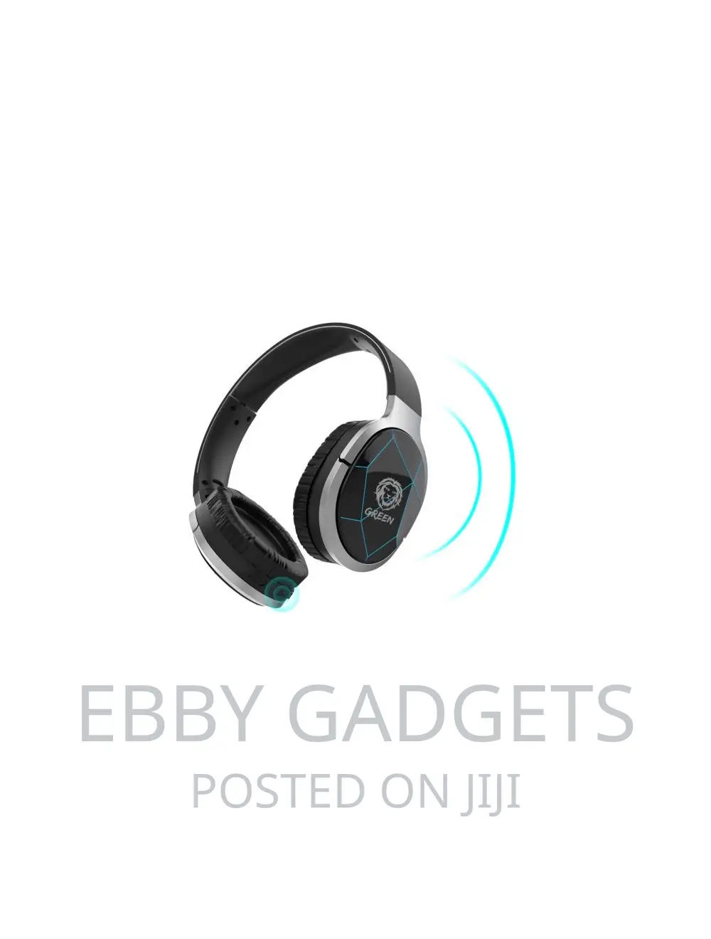 Green Lisbon Series Wireless on-Ear Headphones With Mic