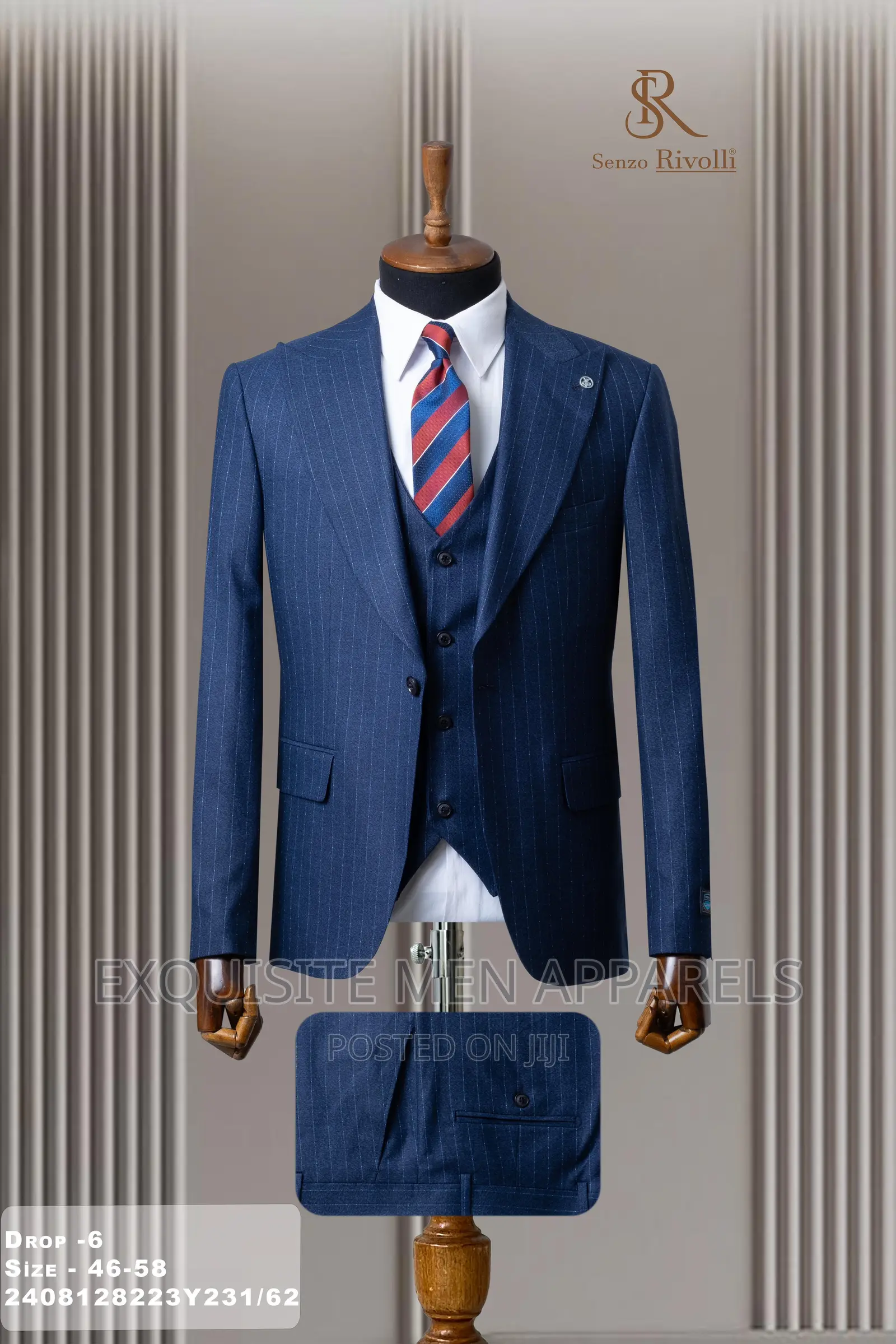 Quality Turkish Stripe Suit For Men