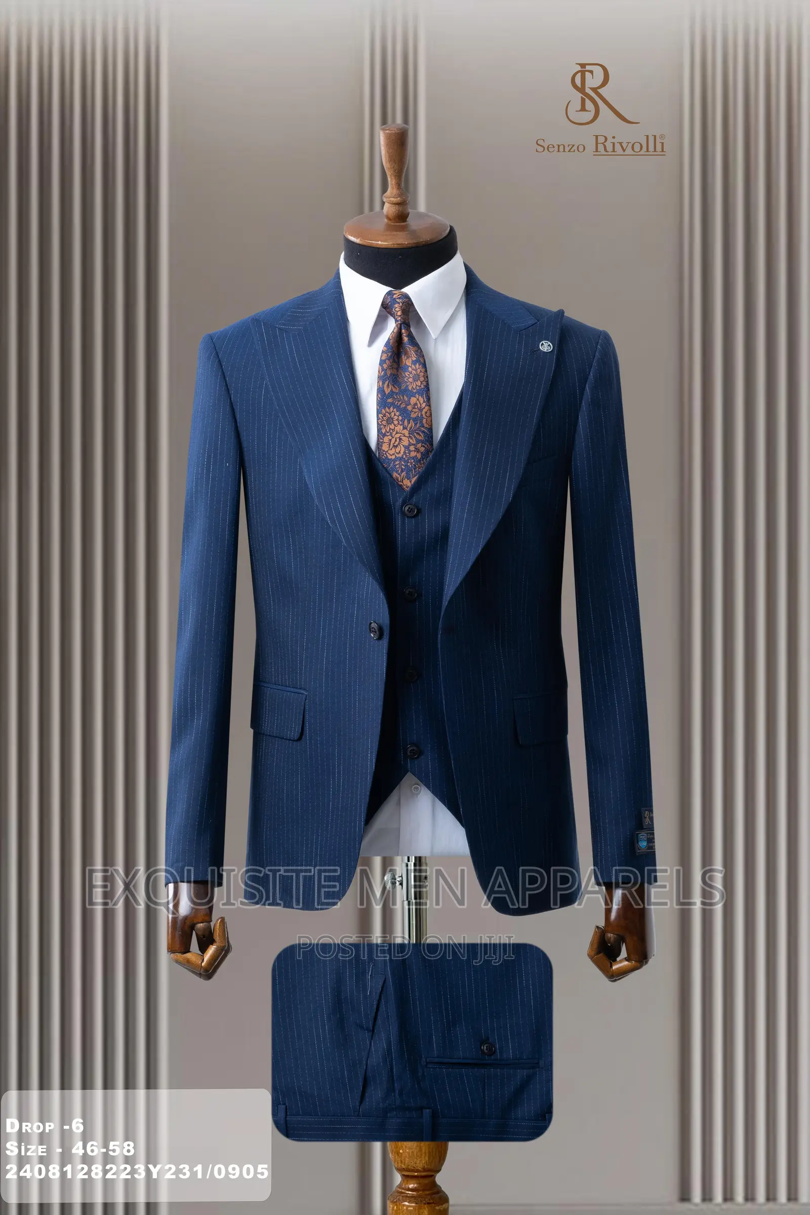 Quality Turkish Stripe Suit For Men