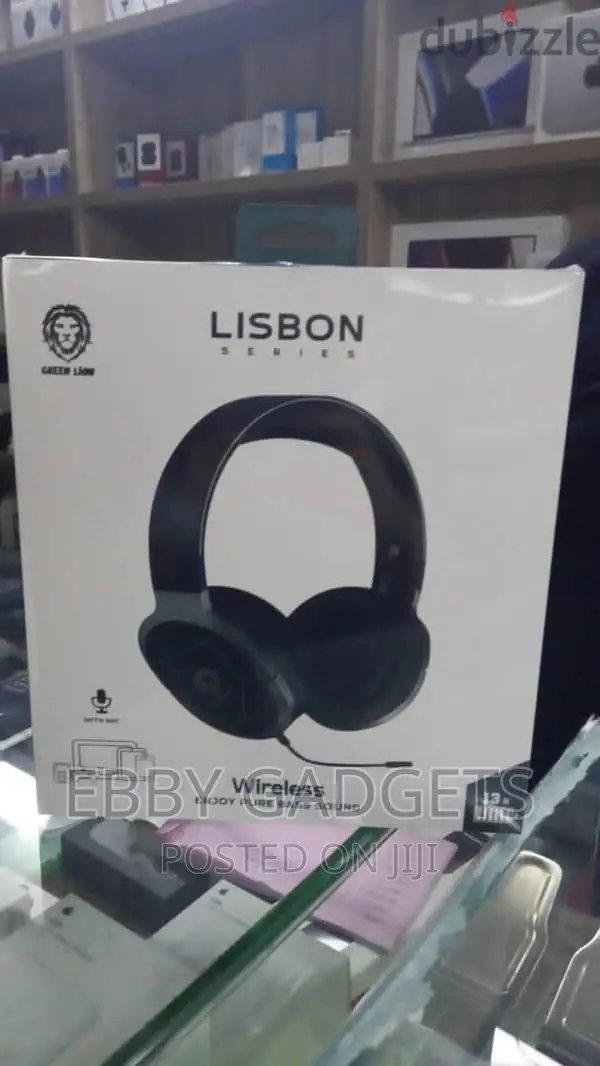 Green Lisbon Series Wireless on-Ear Headphones With Mic