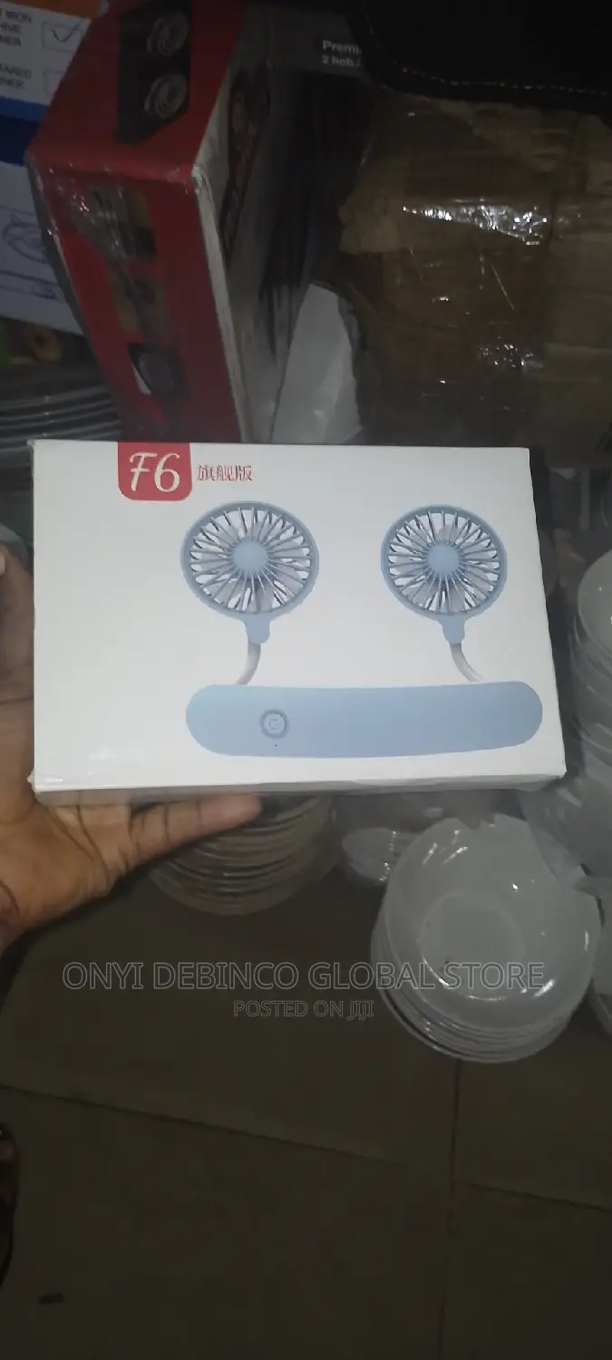 Mini Usb Portable Neck Fan With Rechargeable Battery