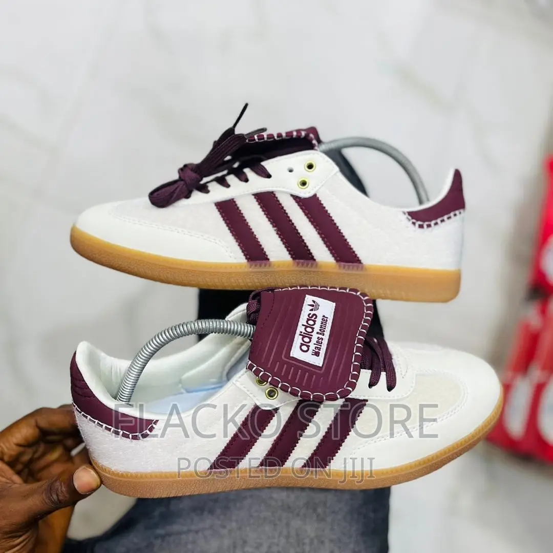 Original Adidas Samba Wales Bonner Pony Cream Sneakers