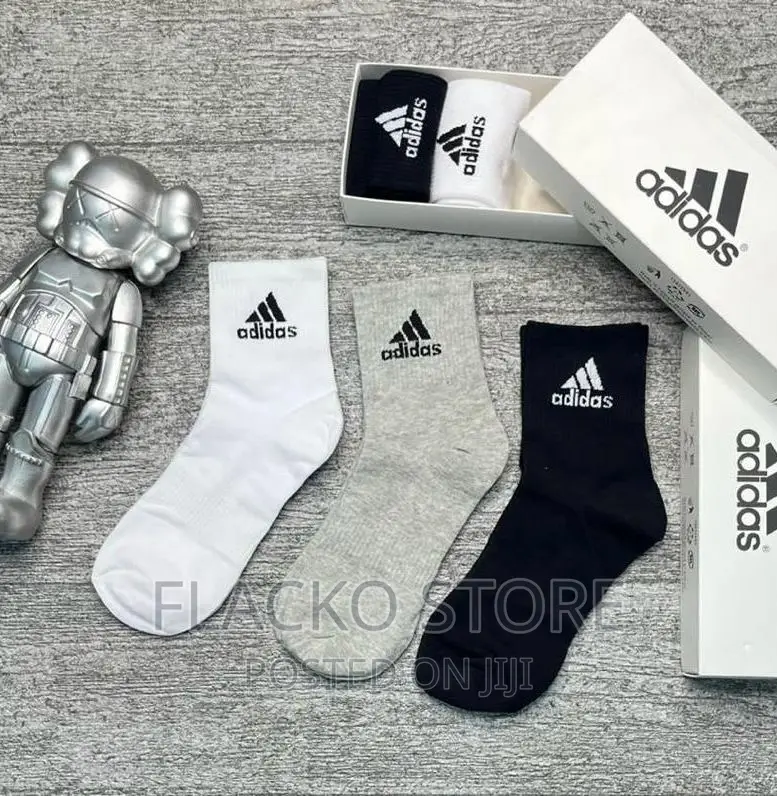 High Quality Adidas 5 in 1 Pack Socks