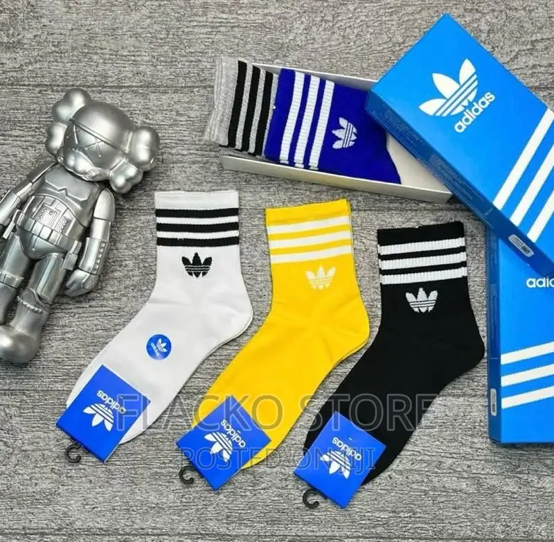 High Quality Adidas 5 in 1 Pack Socks