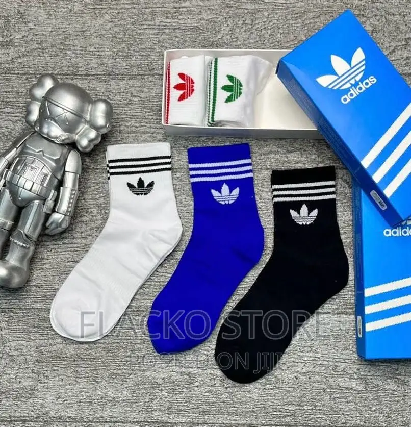 High Quality Adidas 5 in 1 Pack Socks