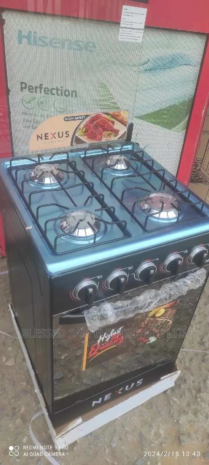 Nexus Cooker 4 Gas Burner Automatic Ignition With Oven>2 Yrs