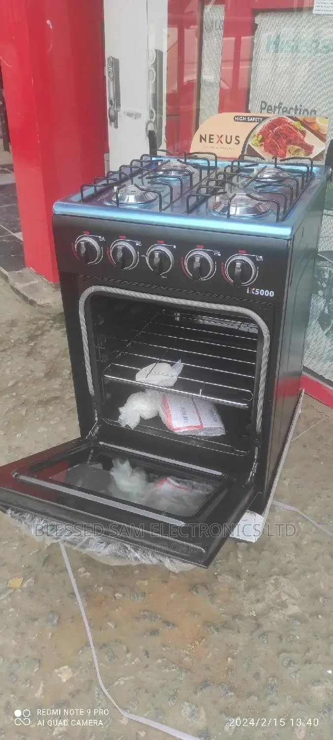 Nexus Cooker 4 Gas Burner Automatic Ignition With Oven>2 Yrs