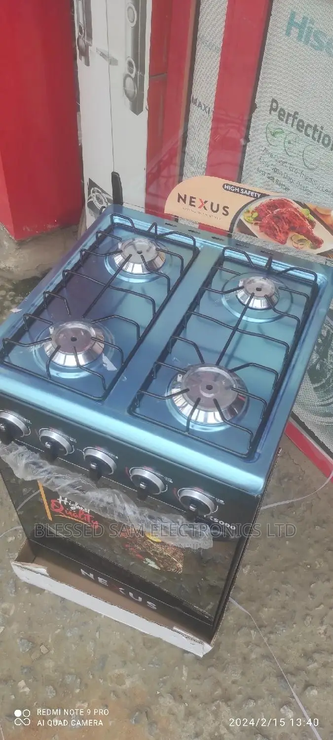 Nexus Cooker 4 Gas Burner Automatic Ignition With Oven>2 Yrs