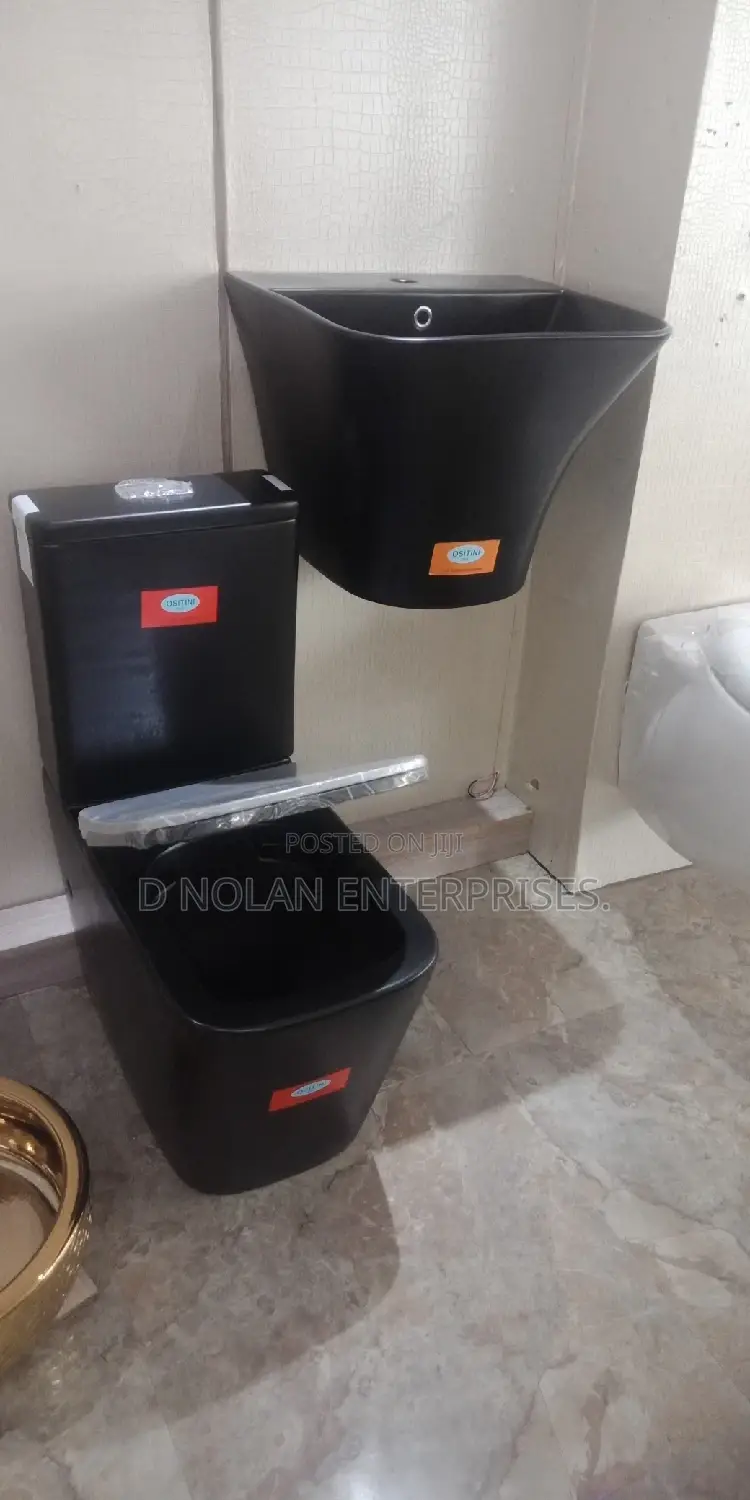 Black Master Water Closet