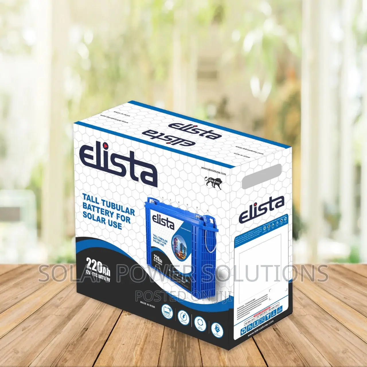 Elista Tubular Battery 220ah