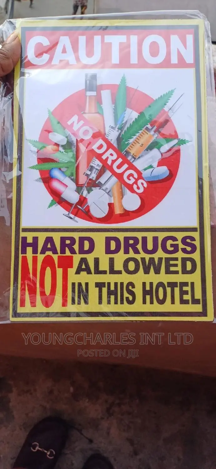 No Drug Signage