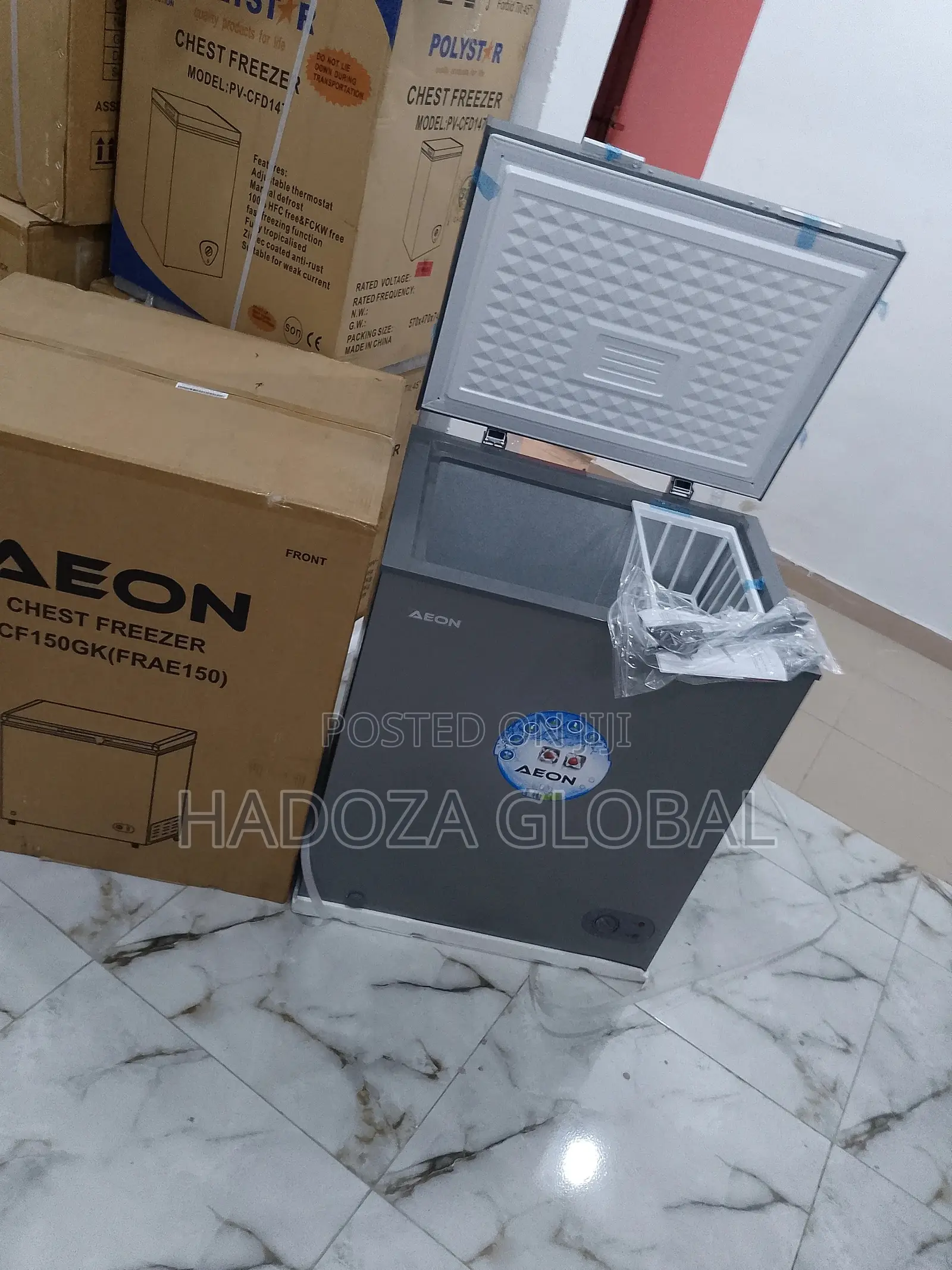 Aeon Acf150gk Chest Freezer With Adjustable Thermostat