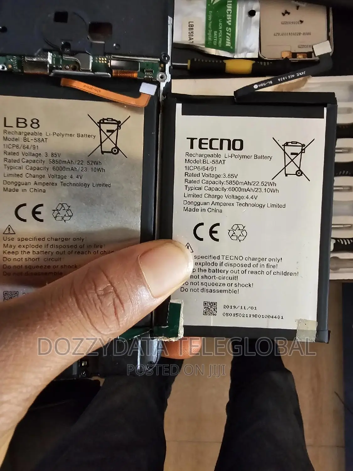 Tecno Phones Replacement Inbuilt Batteries