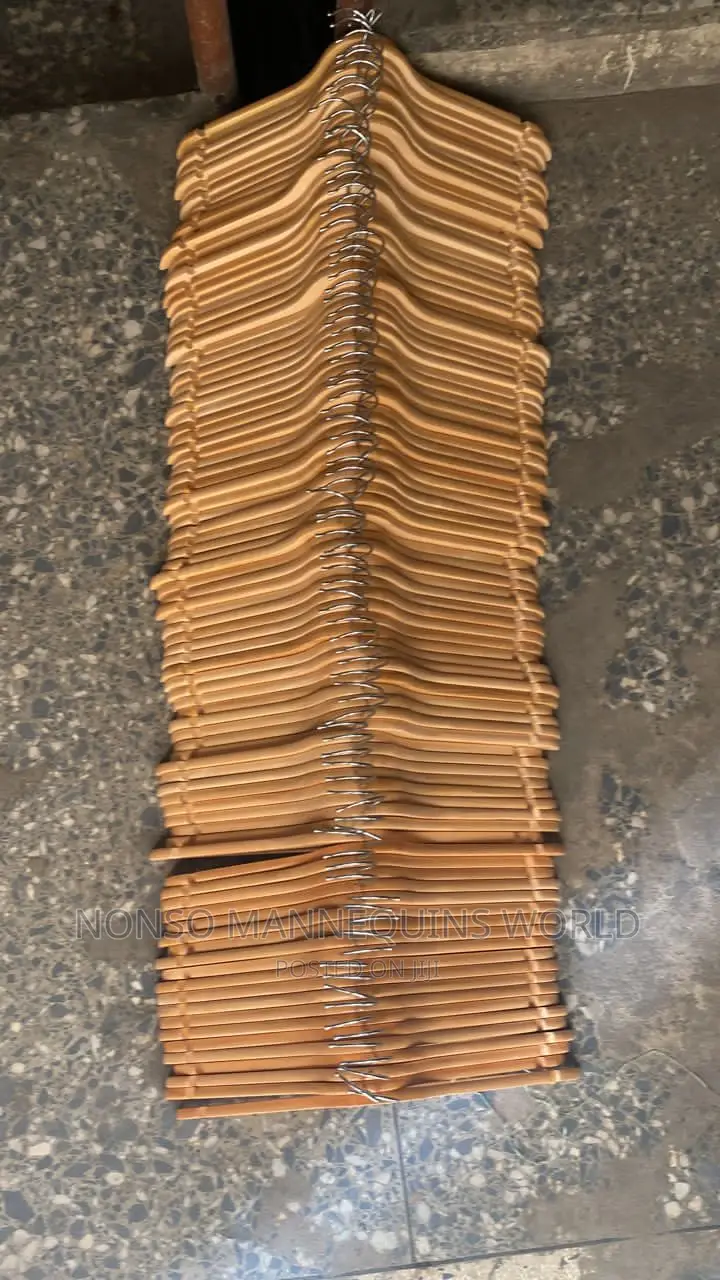 Neat Newly Imported Wooden Hangers