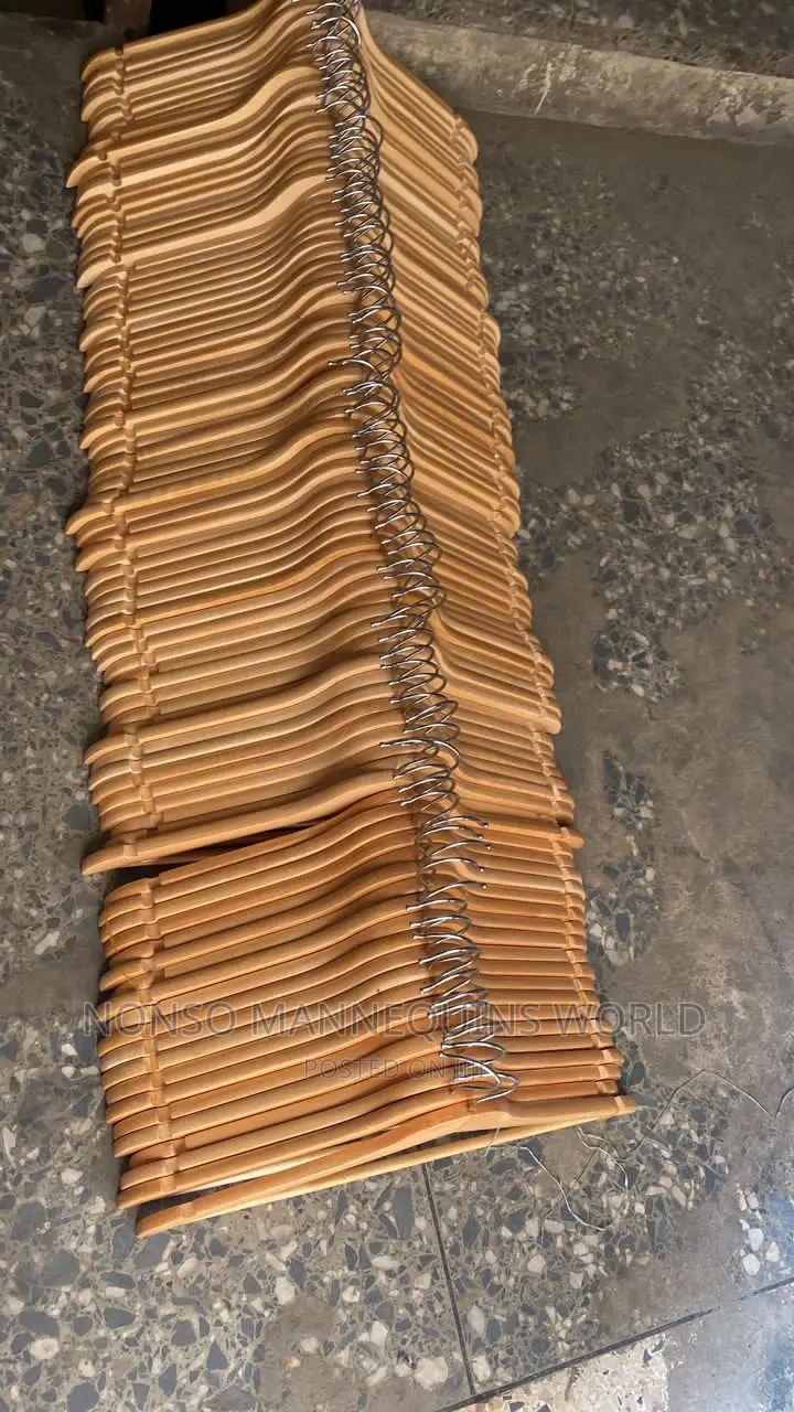 Neat Newly Imported Wooden Hangers