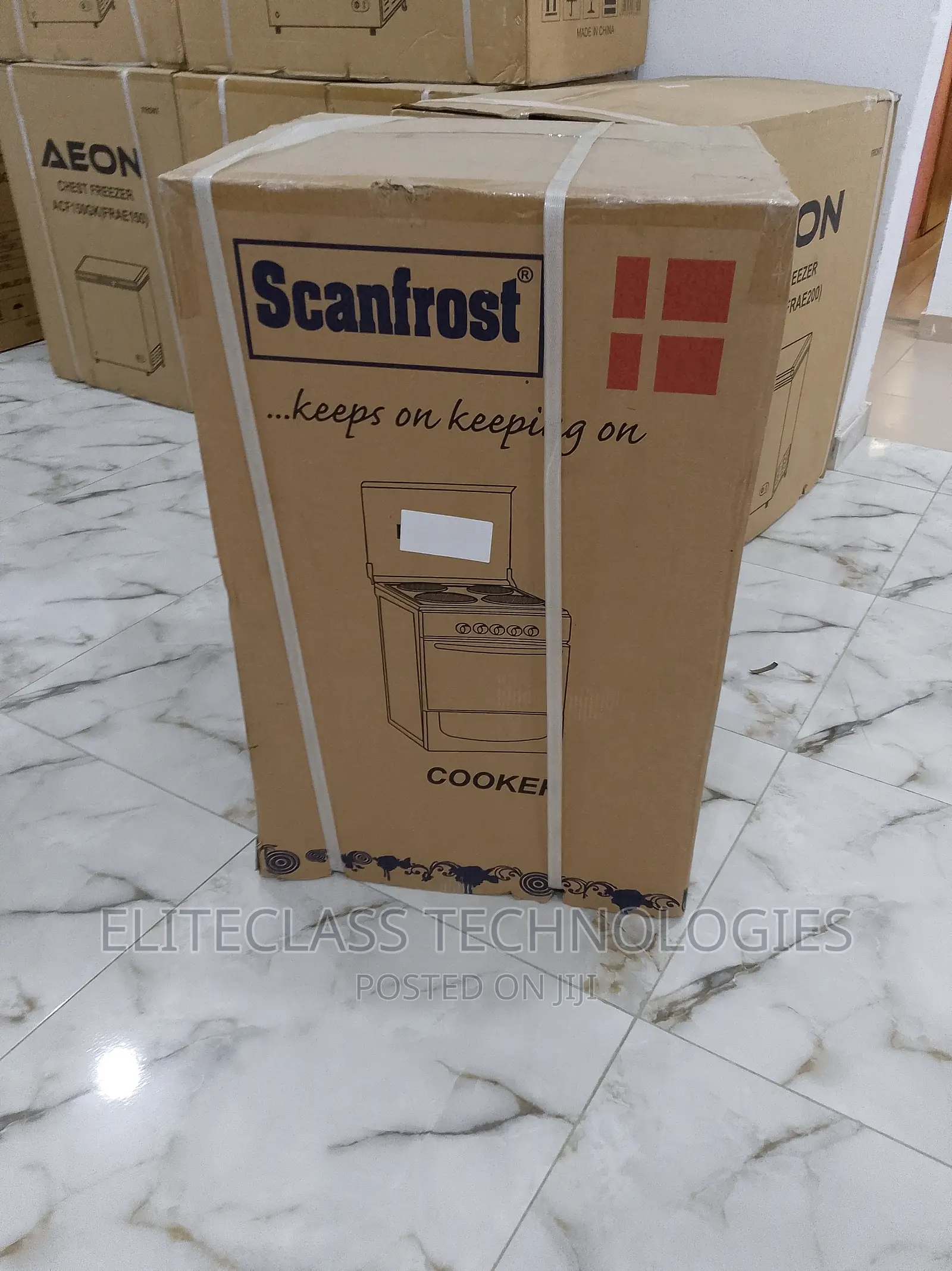 Scanfrost 4 Burner Gas Cooker CK 5400