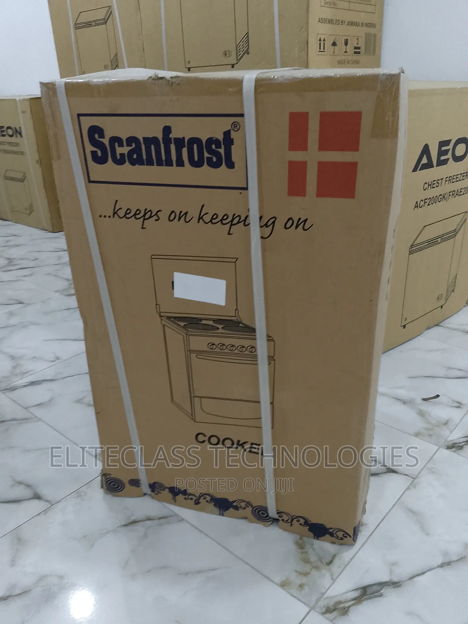 Scanfrost 4 Burner Gas Cooker (CK 5400)