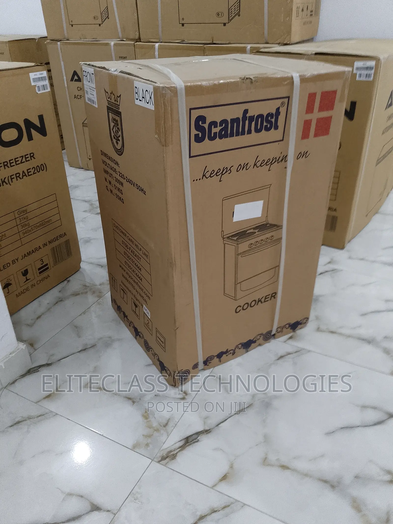 The Best Scanfrost 4 Burner Gas Cooker CK 5400