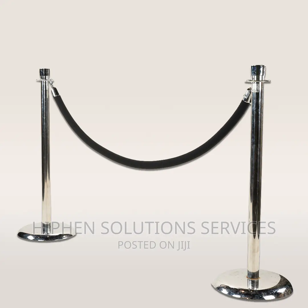 Post Crowd Control Stanchion Ropes Fit For Movie Theaters
