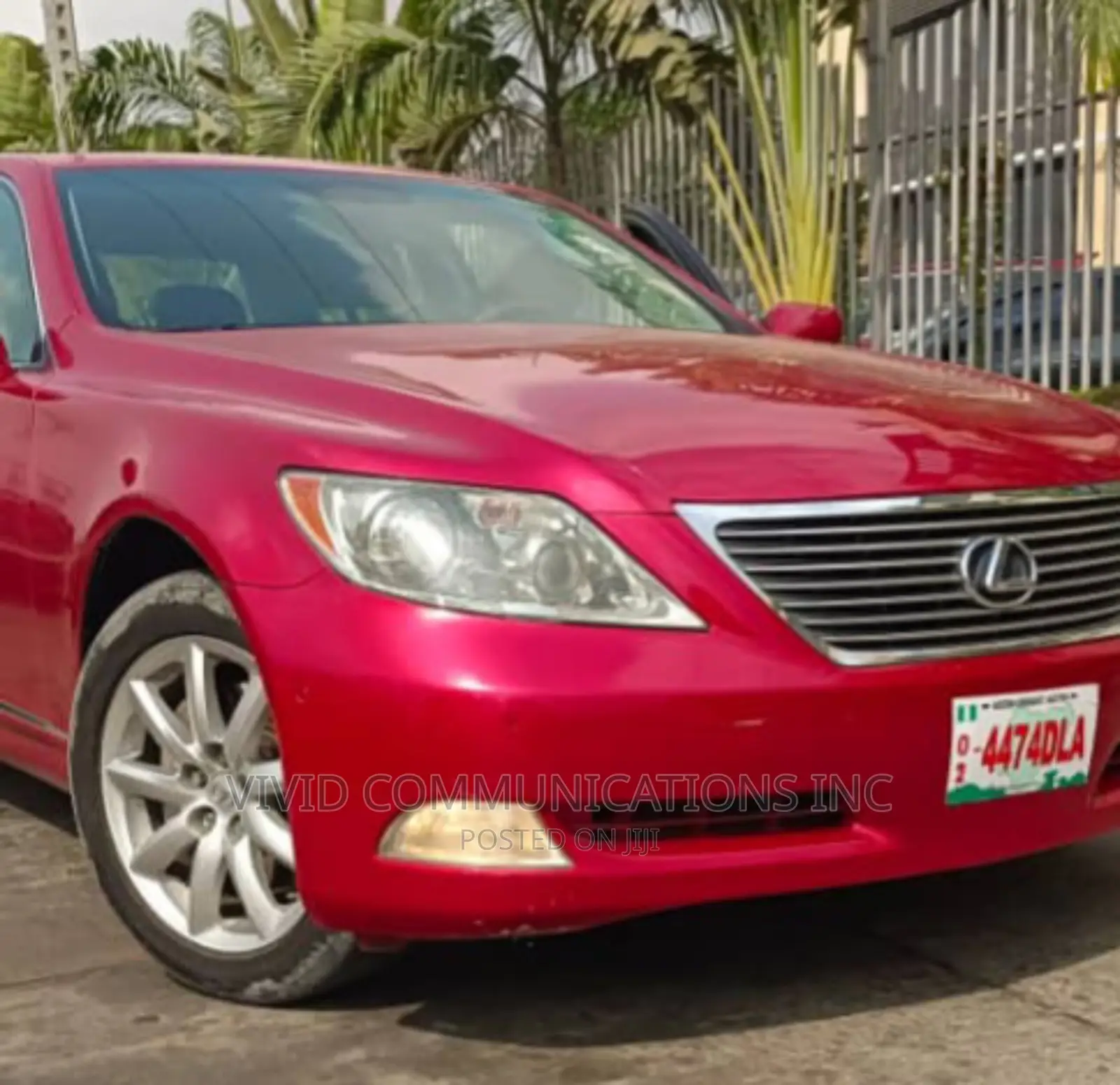 Lexus LS 460 L RWD 2008 Red