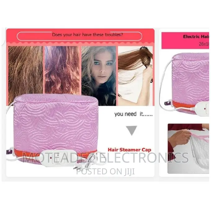 Electric Hair Heating Cap Thermal Treatment Steamer Cap