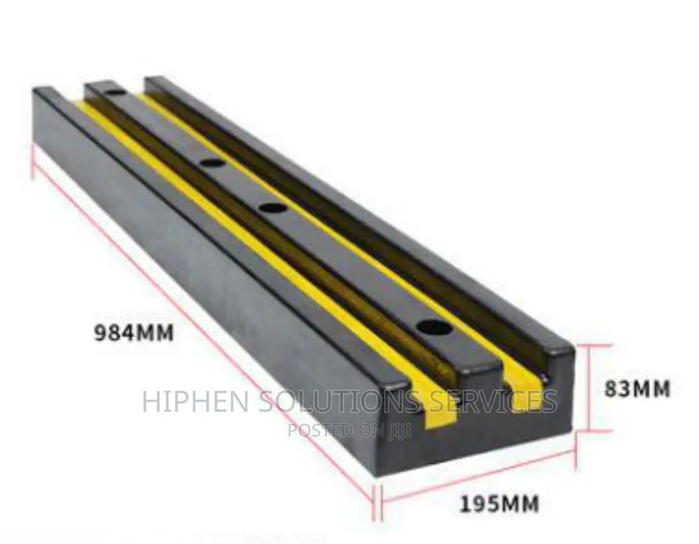 BLACK AND YELLOW Rubber Wall Protectors