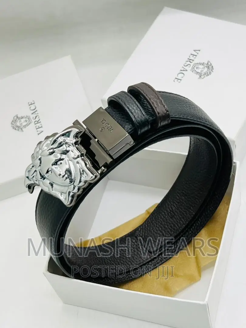 Luxury Original Versace Leather Belt