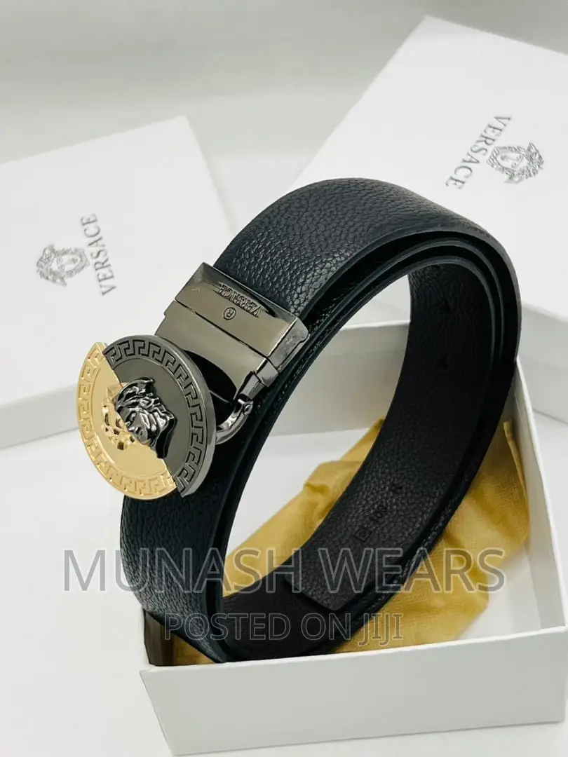 Luxury Original Versace Leather Belt