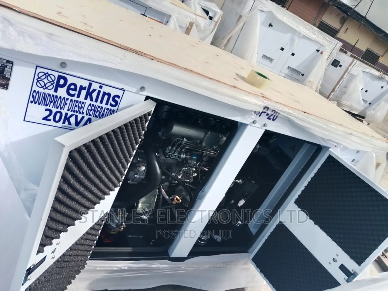 20kva Perkins Soundproof Generator Diesel 100% Copper Coil