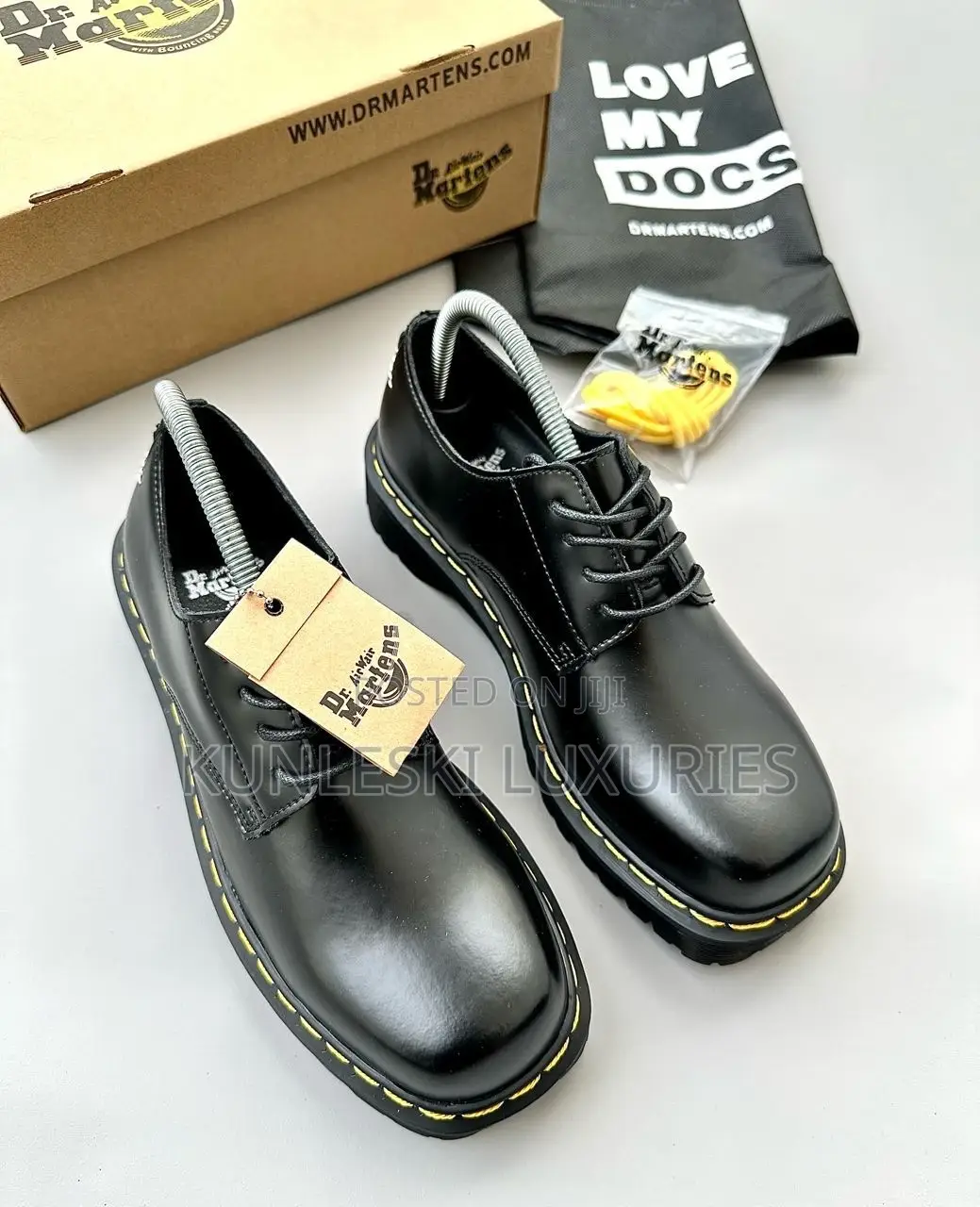 Original Dr Martens 1461 Bex Squared Toe Leather Oxford Shoe