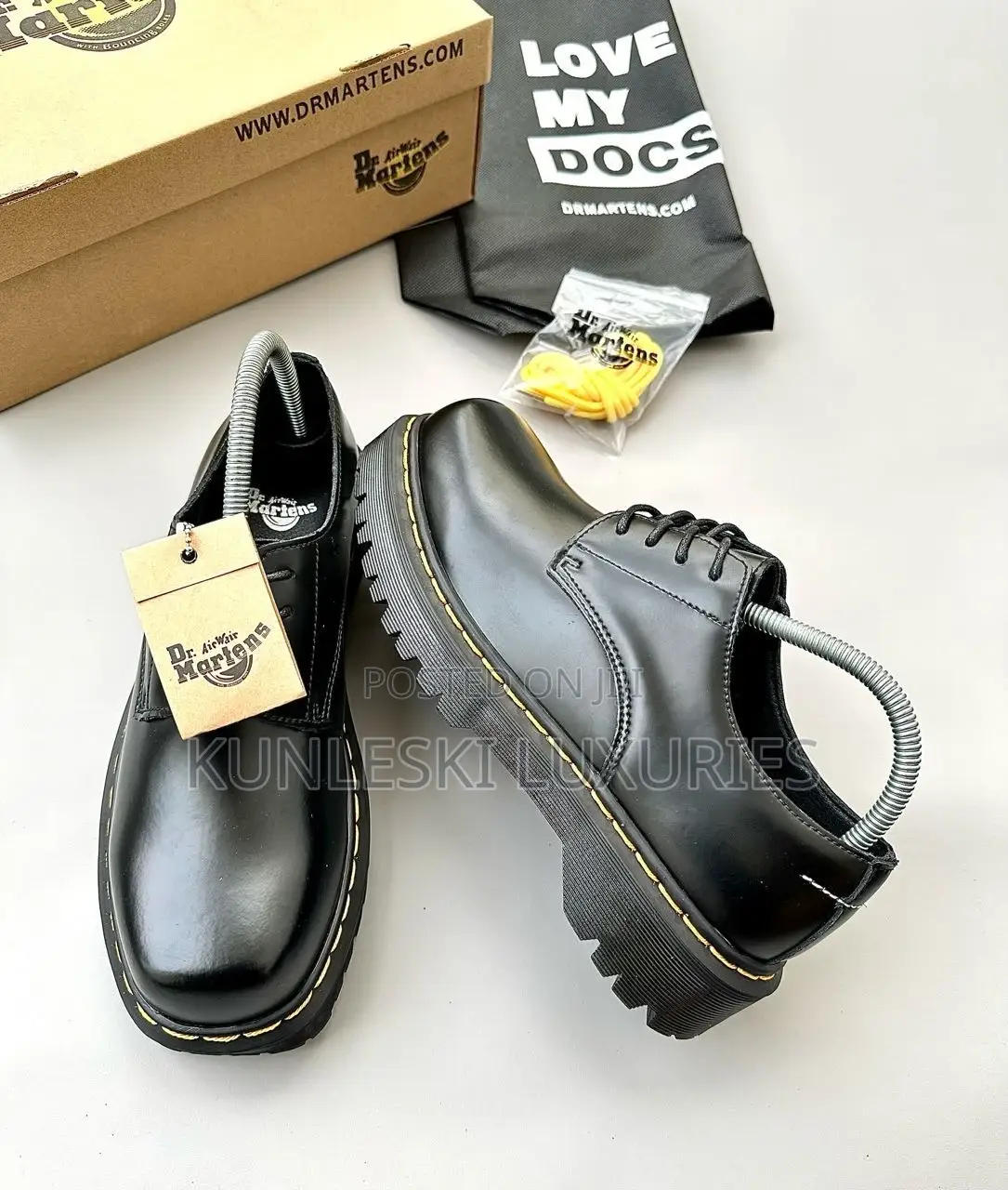 Original Dr Martens 1461 Bex Squared Toe Leather Oxford Shoe