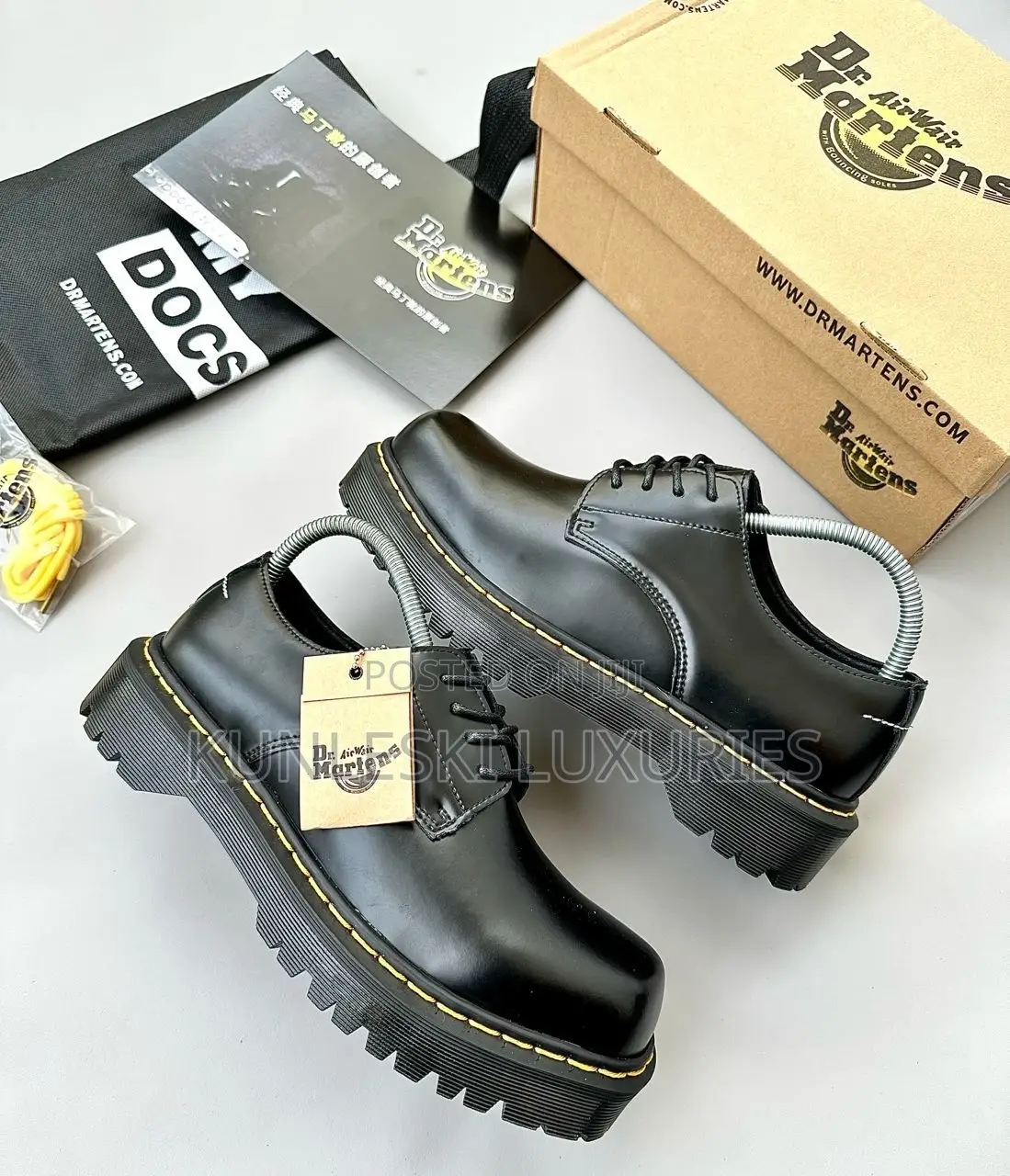Original Dr Martens 1461 Bex Squared Toe Leather Oxford Shoe