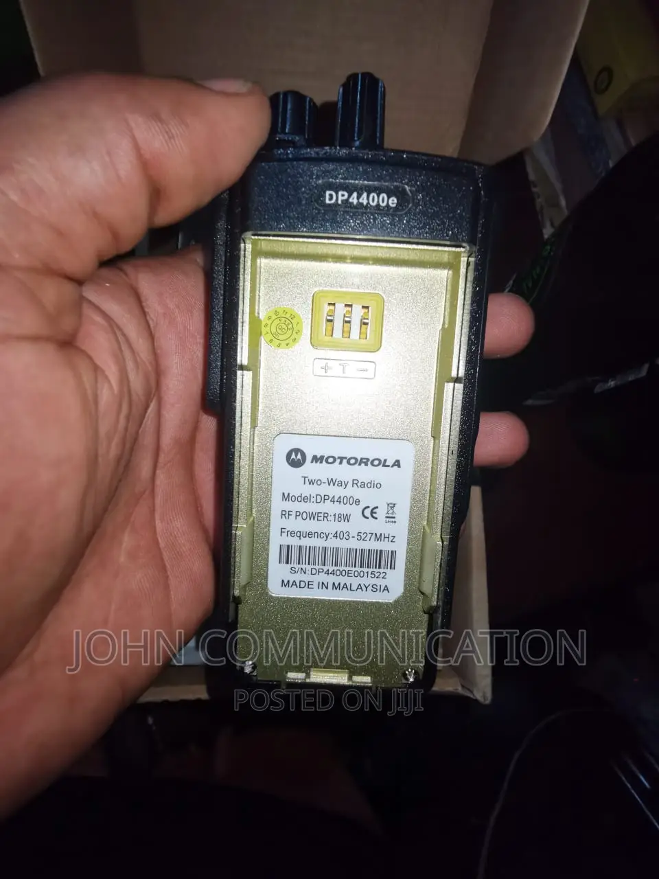 Motorola Dp4400e Analog Mode Walkie Talkie